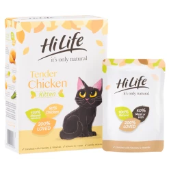 HiLife It’s Only Natural Kitten Wet Cat Food With Tender Chicken In Jelly