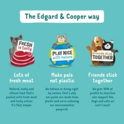 Edgard & Cooper Grain Free Chicken & Whitefish Dry Senior Cat Food -Cat shop 06 EdgardCooper ECommContent CombinedUSP SeniorChickenDry 300g1.75kg cuw9hz