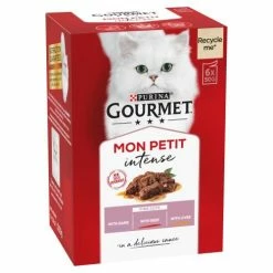 Gourmet Mon Petit Intense Fine Cuts Game Wet Adult Cat Food -Cat shop 10429074 T1 geknme