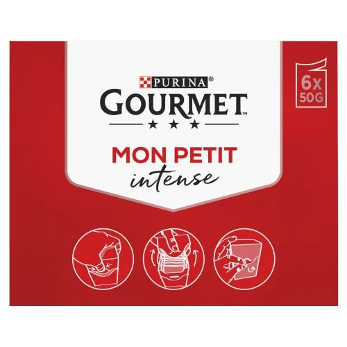 Gourmet Mon Petit Intense Fine Cuts Fish Selection Wet Adult Cat Food 6 Gourmet Mon Petit Intense Fine Cuts Fish Selection Wet Adult Cat Food - Image 4