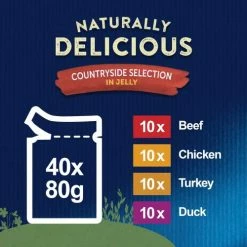 Felix Naturally Delicious Countryside Selection In Jelly Adult Cat Food -Cat shop 10438024 T61 undqv8