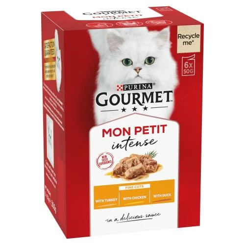Gourmet Mon Petit Intense Fine Cuts Poultry Wet Adult Cat Food 4 Gourmet Mon Petit Intense Fine Cuts Poultry Wet Adult Cat Food - Image 2