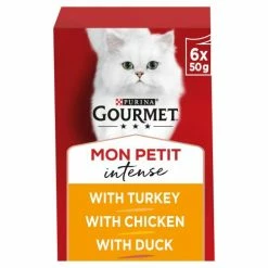 Gourmet Mon Petit Intense Fine Cuts Poultry Wet Adult Cat Food