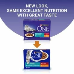 Purina ONE Chicken & Beef Mini Fillets In Gravy Senior 7+ Cat Food -Cat shop 10996640 T60 g1ayyd