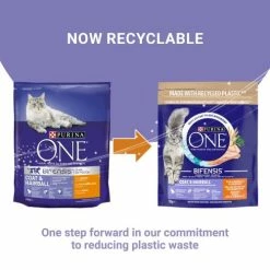 Purina ONE Chicken Coat & Hairball Dry Adult Cat Food -Cat shop 11014687 T60 yrubcp