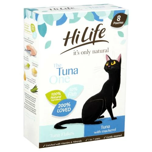 HiLife Its Only Natural Tuna Selection In Jelly Adult Cat Food 5 HiLife Its Only Natural Tuna Selection In Jelly Adult Cat Food - Image 3