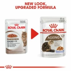 Royal Canin Ageing 12+ Adult Senior In Jelly Wet Cat Food Pouches -Cat shop 2 xqhal2