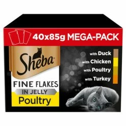 Sheba Fine Flakes Poultry Collection In Jelly Wet Adult Cat Food -Cat shop 4770608255862 01 uli7wn
