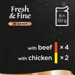 Sheba Fresh & Fine Beef & Chicken In Gravy Wet Adult Cat Food -Cat shop 4770608260163 06 kktcqs