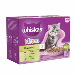 Whiskas Kitten Mixed Menu In Jelly Wet Cat Food 12 Whiskas Kitten Mixed Menu In Jelly Wet Cat Food -Cat shop 5000166157483 T1 bcypzu