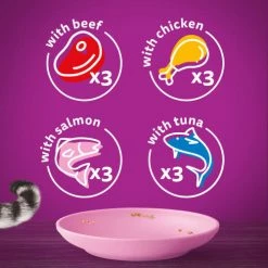 Whiskas Kitten Mixed Menu In Jelly Wet Cat Food 11 Whiskas Kitten Mixed Menu In Jelly Wet Cat Food -Cat shop 5000166157483 T62 lvynm5