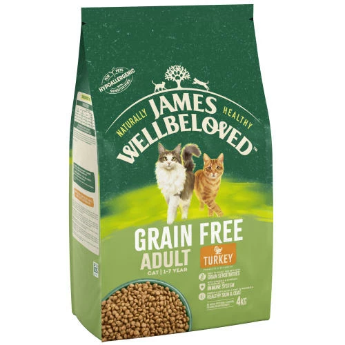 James Wellbeloved Grain Free Turkey Dry Adult Cat Food 5 James Wellbeloved Grain Free Turkey Dry Adult Cat Food - Image 3