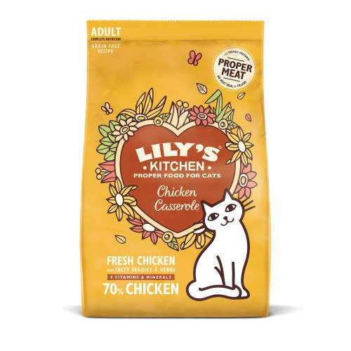 Lily's Kitchen Lilys Kitchen Delicious Chicken Casserole Complete Adult Cat Food 3 Lily's Kitchen Lilys Kitchen Delicious Chicken Casserole Complete Adult Cat Food