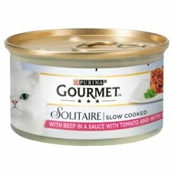 Gourmet Solitaire Beef In Tomato Sauce Cat Food -Cat shop 5336482 iqex1h