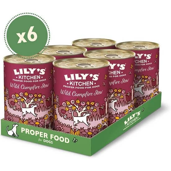 Lily's Kitchen Wild Campfire Stew Adult Wet Dog Food 3 Lily's Kitchen Wild Campfire Stew Adult Wet Dog Food