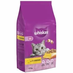Whiskas 7+ Complete Chicken Senior Dry Cat Food -Cat shop 5900951259050 T1 houlch