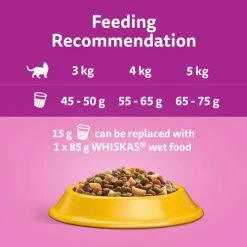 Whiskas 7+ Complete Chicken Senior Dry Cat Food -Cat shop 5900951259050 T61 n2cehh