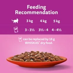 Whiskas 1+ Meaty Meals In Gravy Wet Adult Cat Food -Cat shop 5900951302244 T61 u6mb34