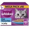 Whiskas 1+ Fish Favourites In Jelly Wet Adult Cat Food -Cat shop 5900951303159 T14 ng8u4s