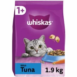 Whiskas 1+ Tuna Dry Adult Cat Food -Cat shop 5900951305665 T14 xsobxy