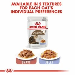 Royal Canin Ageing 12+ Adult Senior In Jelly Wet Cat Food Pouches -Cat shop 5 sl0jnu