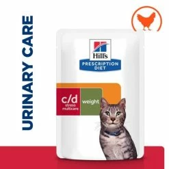 Hills Prescription Diet CD Urinary Stress + Metabolic Cat Food Chicken Pouches -Cat shop 605647 Thumbnail01 bt3cqw