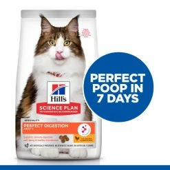 Hills Science Plan Perfect Digestion Chicken Dry Adult Cat Food -Cat shop 605958 Thumbnail 2 dkuiyg