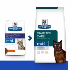 Hills Prescription Diet MD Diabetes Weight Management Dry Cat Food Chicken -Cat shop 606522 Thumbnail02 fkolfw