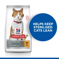 Hills Science Plan Sterilised Dry Chicken Adult Cat Food -Cat shop 607271 05 jayxnp