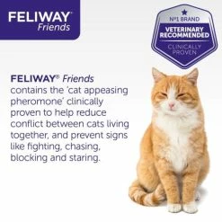Feliway Friends Cat Calming Diffuser Refill -Cat shop 6 fvheoa
