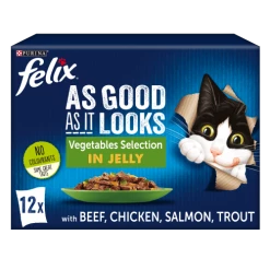 Felix As Good As It Looks 1+ Vegetable Selection Cat Food