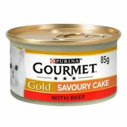 Gourmet Gold Savoury Cake Beef Adult Wet Cat Food