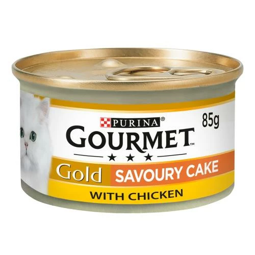 Gourmet Gold Savoury Cake Chicken Wet Adult Cat Food 3 Gourmet Gold Savoury Cake Chicken Wet Adult Cat Food