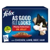 Felix As Good As It Looks 1+ Meaty Selection In Jelly Cat Food -Cat shop 7613036008105 pt4a87