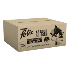 Felix As Good As It Looks 1+ Mixed Selection In Jelly Cat Food -Cat shop 7613036474269 n1nu3k