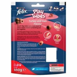 Felix Play Tubes Turkey & Ham Cat Treats -Cat shop 7613036707367 T20 ilpnhy