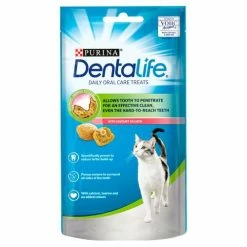 Purina DENTALIFE Dentalife Salmon Adult Cat Treats -Cat shop 7613036725286 cfzamq