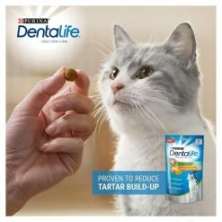 Purina DENTALIFE Dentalife Salmon Adult Cat Treats -Cat shop 7613036725309 T60 ftv2ry