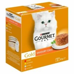 Gourmet Gold Meat & Fish Savoury Cake Adult Cat Food -Cat shop 7613036958202 ucnizz