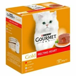 Gourmet Gold Melting Heart Meat & Fish Multipack Adult Cat Food 7 Gourmet Gold Melting Heart Meat & Fish Multipack Adult Cat Food -Cat shop 7613036968270 tqmlmg