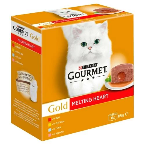 Gourmet Gold Melting Heart Meat & Fish Multipack Adult Cat Food 5 Gourmet Gold Melting Heart Meat & Fish Multipack Adult Cat Food - Image 3