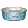 Loving Pets Bella Bowls Blue Cat Bowl -Cat shop 7750 Bella Designer Fish Metallic Ocean Blue XSmall D 89548.1586789606 zcczmv
