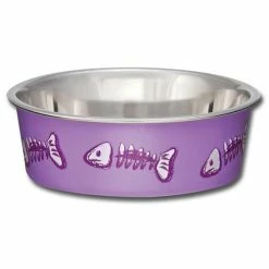 Loving Pets Bella Bowls Purple Cat Bowl