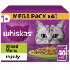 Whiskas 1+ Mixed Menu In Jelly Wet Adult Cat Food -Cat shop 8410136026324 T14 erpjhe