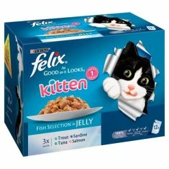 Felix As Good As It Looks Fish Selection In Jelly Kitten Food -Cat shop 8472967 T1 gfilep