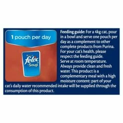 Felix Fish Selection Soup Wet Cat Food -Cat shop 8473120 T283 g3fdo9