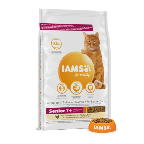 IAMS For Vitality Senior Chicken Dry Cat Food 5 IAMS For Vitality Senior Chicken Dry Cat Food - Image 3