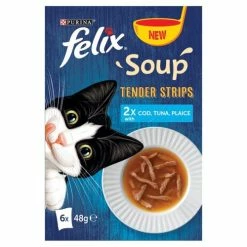 Felix Soup Tender Strips Fish Selection Cat Food