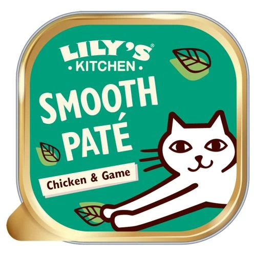Lily's Kitchen Lilys Kitchen Chicken & Game Pate Complete Wet Cat Food 3 Lily's Kitchen Lilys Kitchen Chicken & Game Pate Complete Wet Cat Food