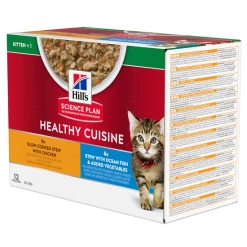 Hill's Science Plan Hill's™ SCIENCE PLAN™ Healthy Cuisine Kitten Wet Cat Food Stew With Chicken & Ocean Fish With Added Vegetables
